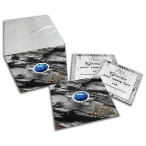 Mini Postal ajustada, barniz brillante UV